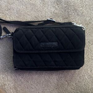 Vera Bradley Quilted Black Shoulder Bag